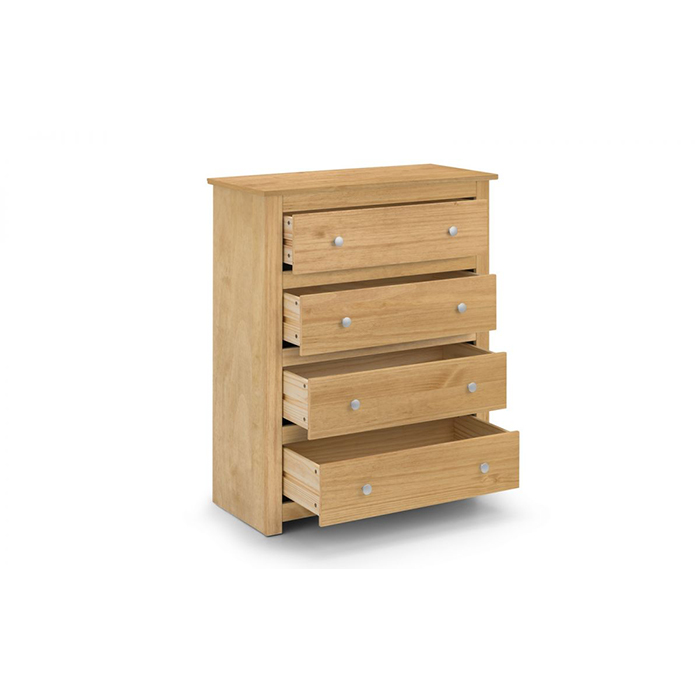 Radley Waxed Pine 4 Drawer Chest - Click Image to Close